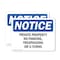 Signmission Private Property No Parking Trespassing OSHA Notice Sign, Plastic, 10in W x 7in L, 2PK OS-2PACK-NS-P-710-L-17839 - alternate 1